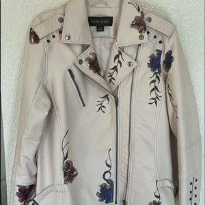 Colleen Lopez faux leather jacket large